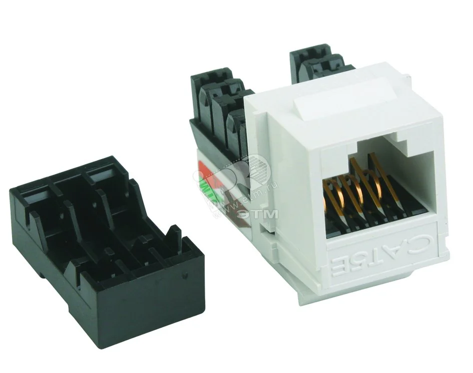 Коннектор RJ45, категория 5е, UTP -  Коннектор RJ45, категория 5е, UTP