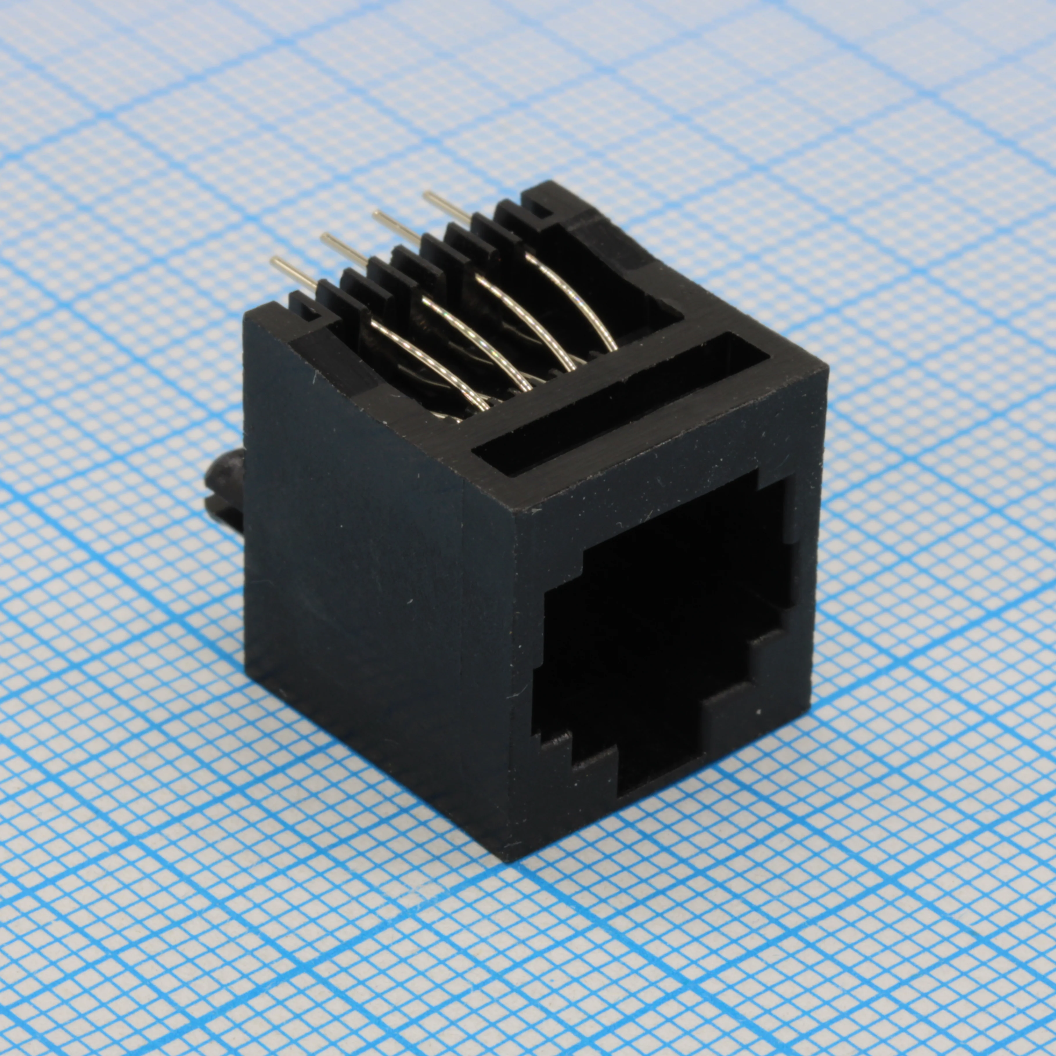 DS1134-06-S80BX - Разъем RJ-45 (гнездо) на плату