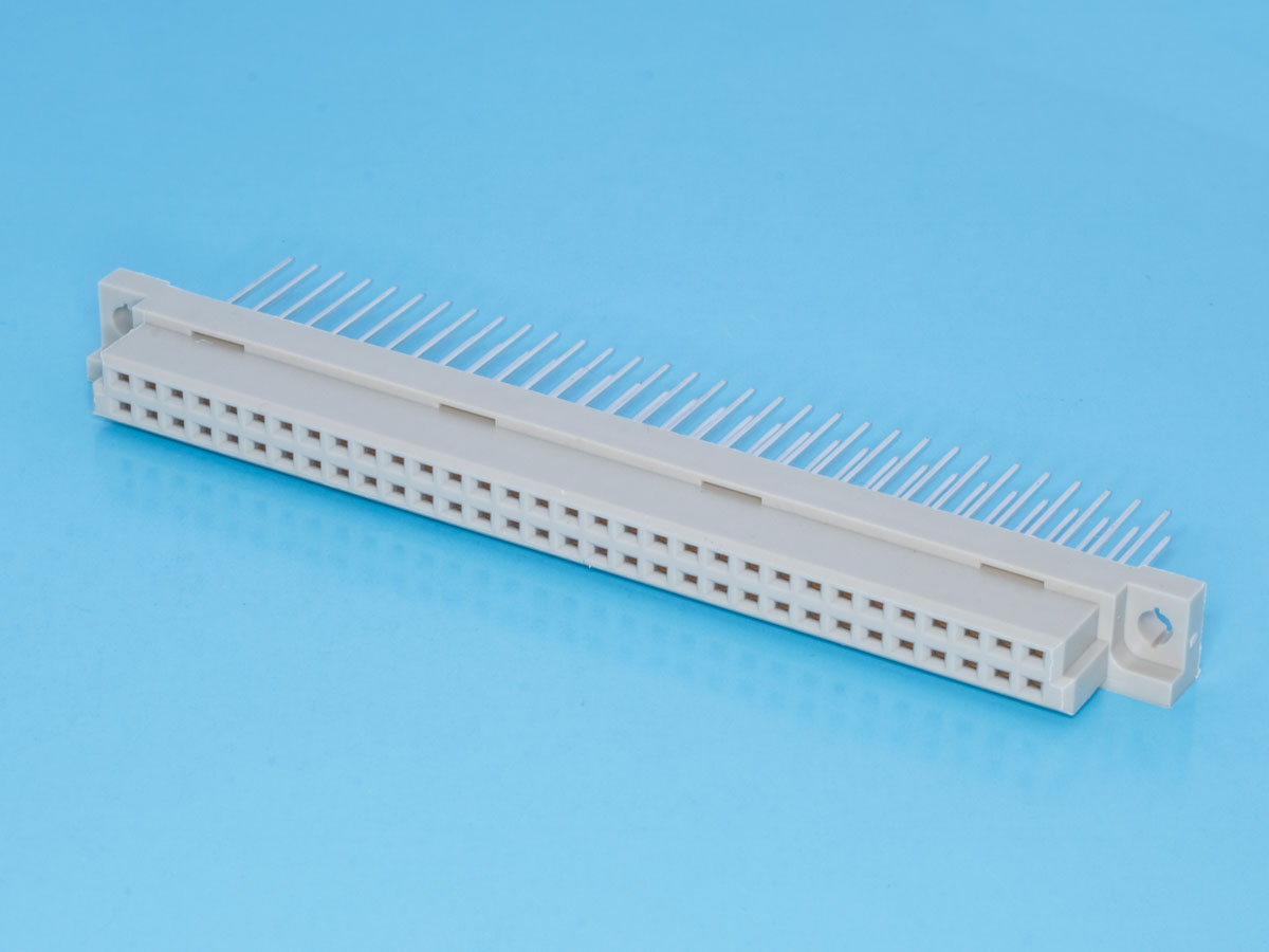 612B-64F-13 - Разъем DIN 41612 64 контакта, гнездо, длина контакта 13мм, 2 ряда