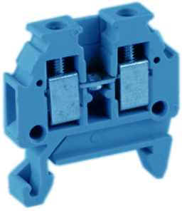 Клемма MINI UKJ-1.5MT(BU) - Мини клемма, тип фиксации провода: винтовой, номинальное сечение: 1,5 мм кв., 17,5A, 400V, ширина: 4,2 мм, цвет: синий, тип монтажа: DIN 15