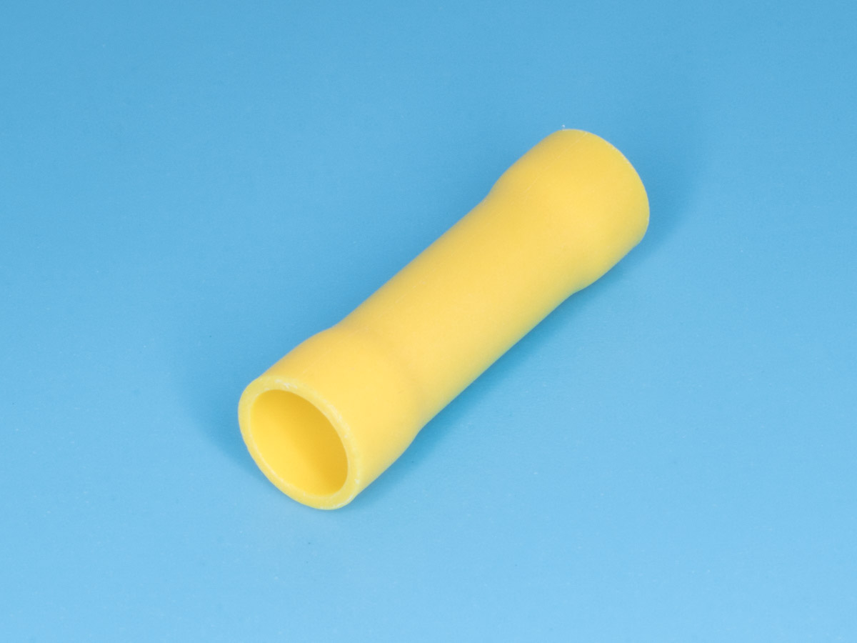 TLI-5.5S - Втулка обжимная для соединения проводов встык, провод 4,0-6,0мм, изолированная, кратно 100шт.