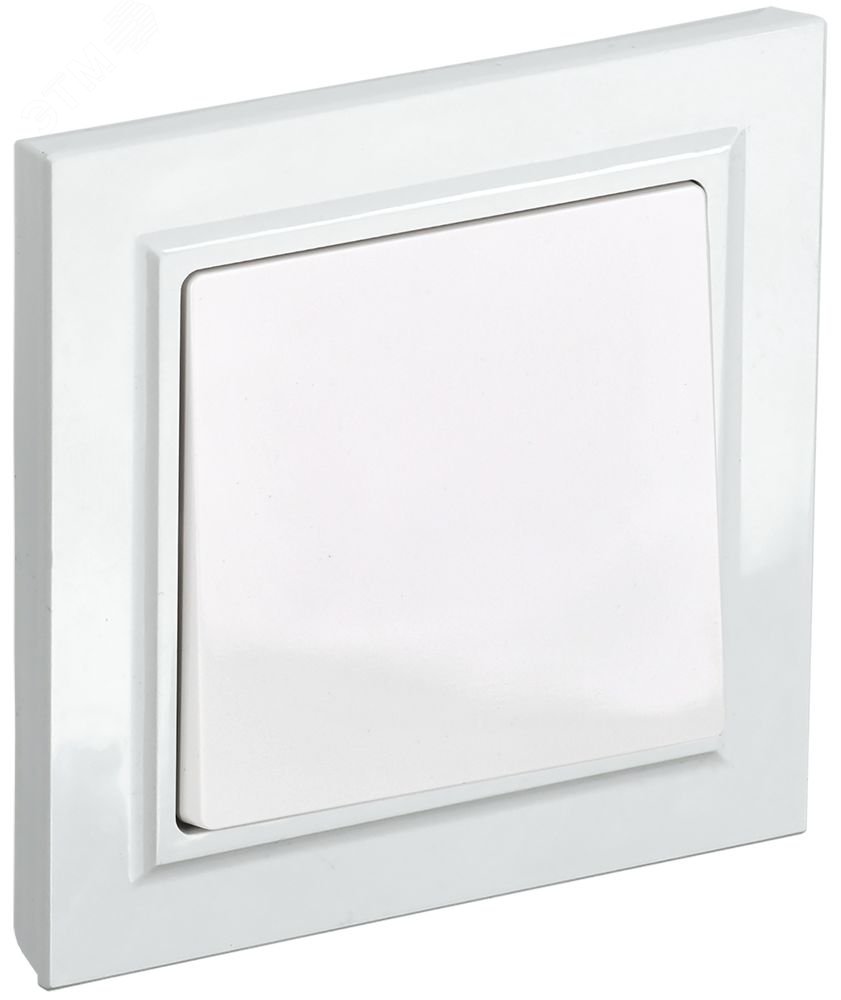 Выключатель 1-кл. СП BRITE ВСР10-1-0-БрБ 10А в сборе бел. BR-V10-0-10-K01-F