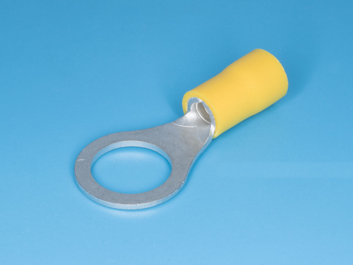 TRI-5.5-10 - Клемма тип "O" 10,5 мм, на провод 4,0-6,0мм, изолированная, кратно 100шт.