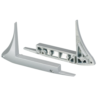 Заглушка левая PVC-STAIR-DK-L 015487 - Заглушка для профиля Alu-Stair-DK (для ковров) левая. Материал алюминий, цвет серый.  Цена указана за 1шт.