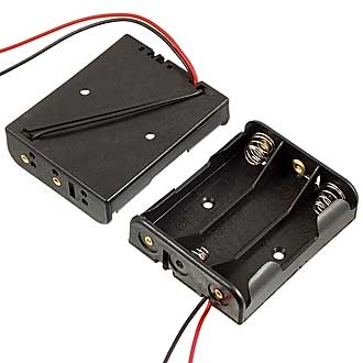 BH331  AA  3X1        (BH616) - Батарейный отсек BH331 AA 3x1 (BH616), открытый