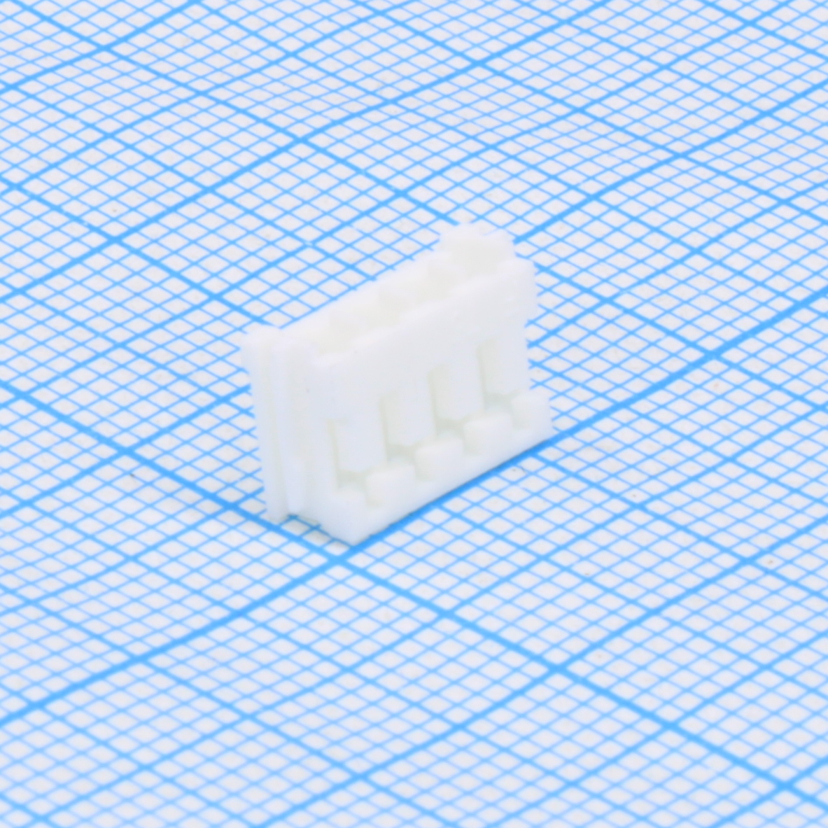 I-DS1069-01-SCW004 - Корпус разъема однорядный (розетка) на кабель, шаг 2.5мм, 4 контакта, требуются контакты T-DS1069-01-SC600