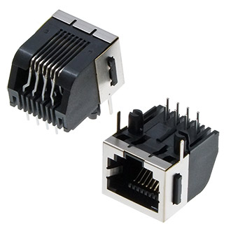 TJ2-8P8C STP - Разъем на плату 8P8C, тип 2 с экраном