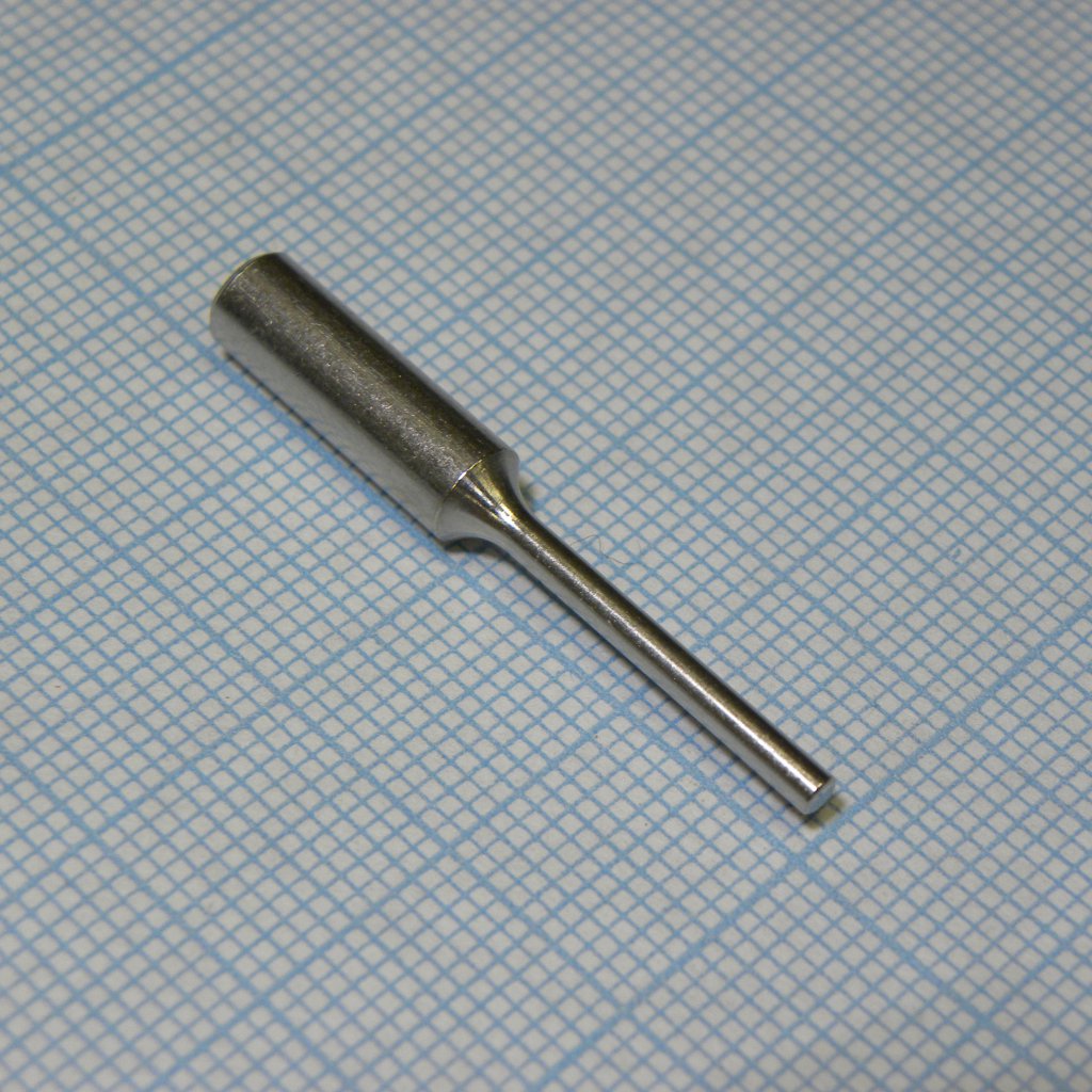 М20-02 - Жало паяльное медное никелированное, цилиндр затачиваемый, 2.0мм