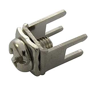 K14. КЛЕММА ВИНТОВАЯ  M3.5*6 - Клемма винтовая, 1 контакт, М3.5