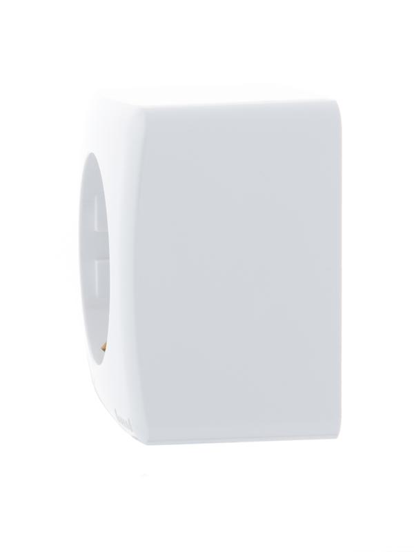 Розетка 1-м ОП Viola с заземл. бел. 751-0200-122