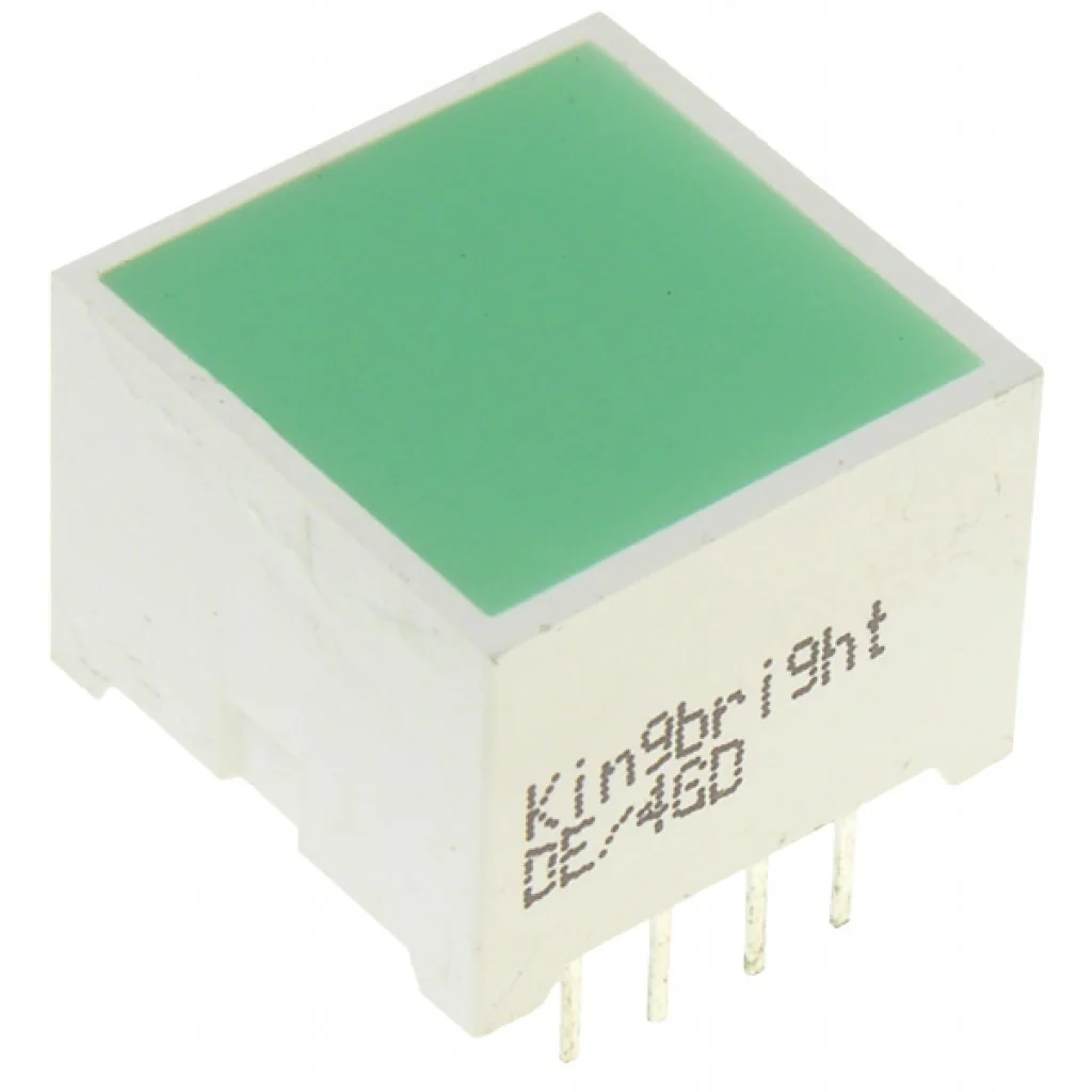 DE/4GD - LED модуль/15х15мм/зеленый/568нм/12-52мкд