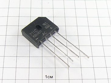 Мост KBU6M ( 6А,1000В)