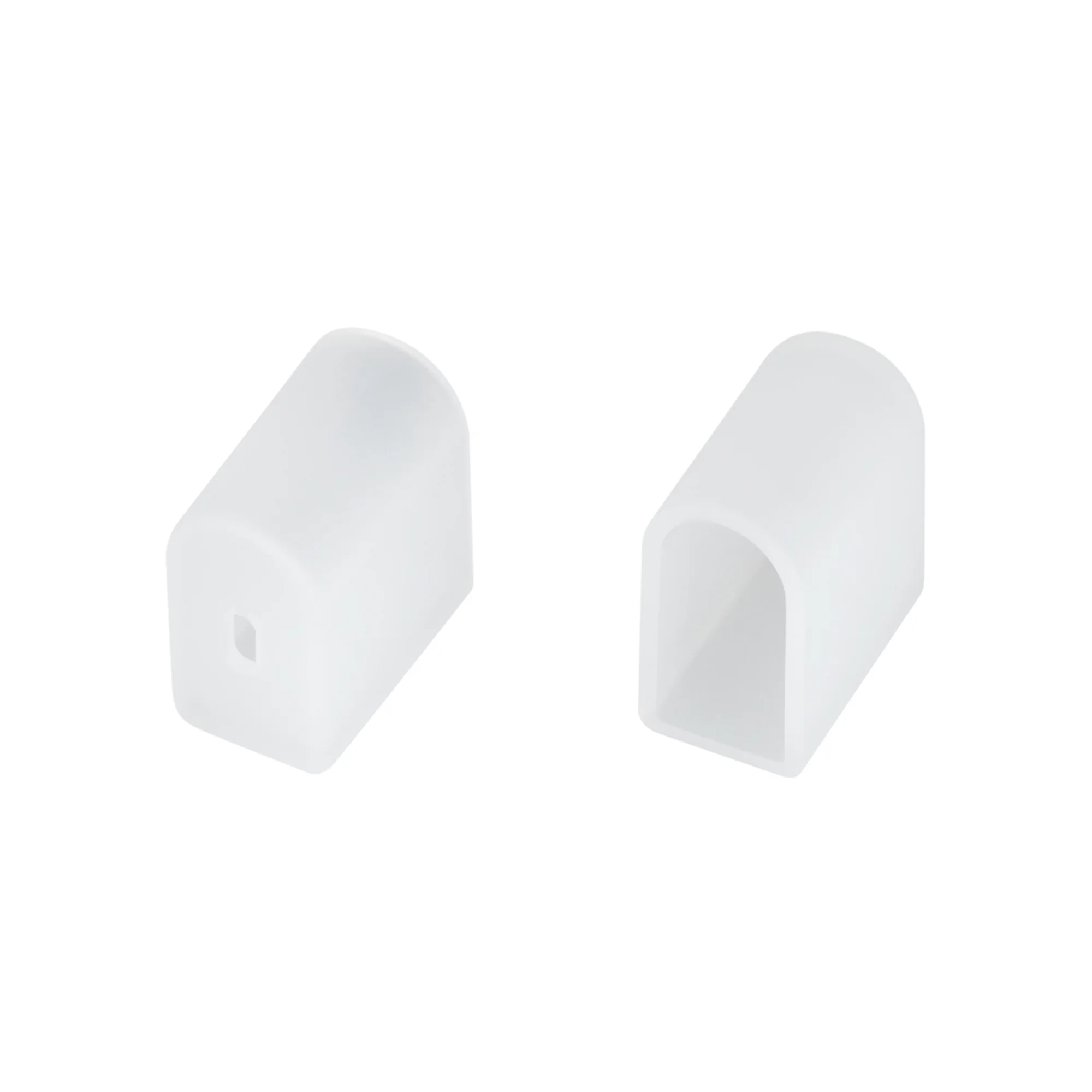 Заглушка AURORA-1206-CAP-SET-WH 039359 - Комплект силиконовых заглушек для гибкого неона AURORA, сечение 12х6мм. В комплекте заглушка с выводом под кабель питания (1шт) и глухая заглушка (1шт). Использовать с герметиком.