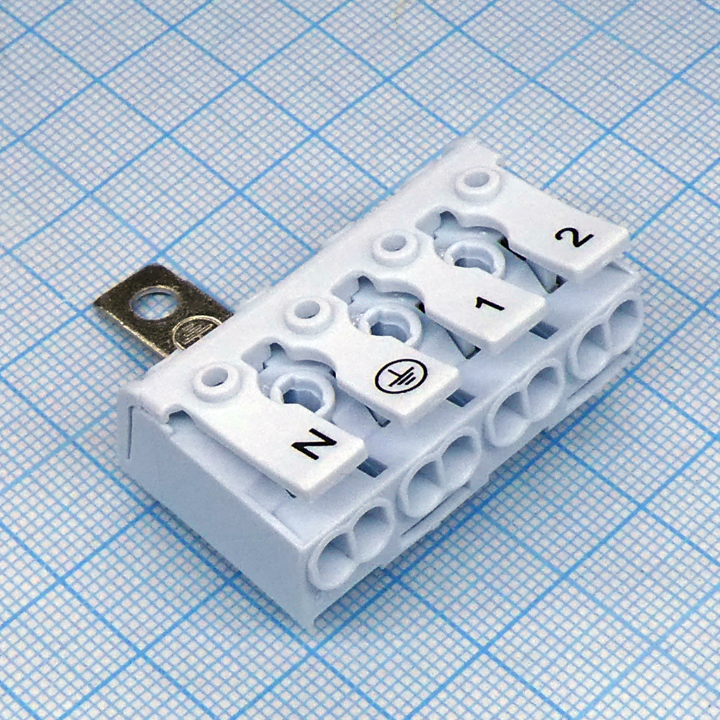 DG238-10.0-04P-19-05A(H) - Пружинный клеммник на плату 4 контакта