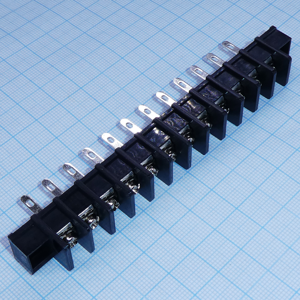 DG35H-A-12P-13-00A(H) - Барьерный клеммный блок 12 контактов. Серия DG35H-A