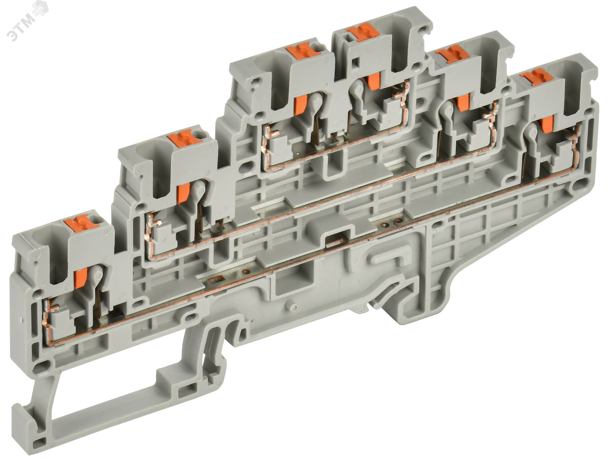 Колодка клеммная CP-ML 3 ур. 2,5мм2 серая YCT23-00-3-K03-002