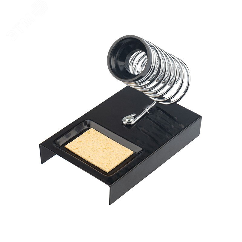 Подставка под паяльник REXANT, металл - губка для очистки жала