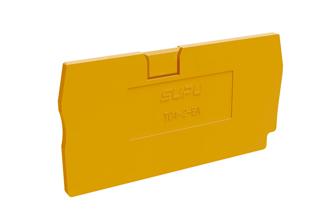 Торцевая крышка TC4-2-OG-EA - Торцевая крышка для клемм TC4-2-..., цвет: оранжевый