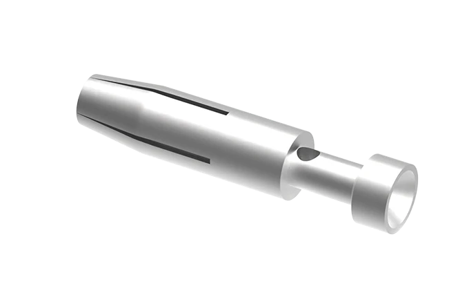 Розеточный обжимной контакт (Ag) SCSF-016-4.0 - Розеточный обжимной контакт, номинальный ток: 16A, номинальное сечение: 4,0 мм кв., тип покрытия контактов: серебро
