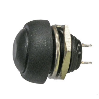 PBS-33B OFF-(ON) - Кнопка без фиксации , OFF-(ON), 1А 250В, по запросу возможный цвет кнопки: черный, синий, красный, зеленый, желтый