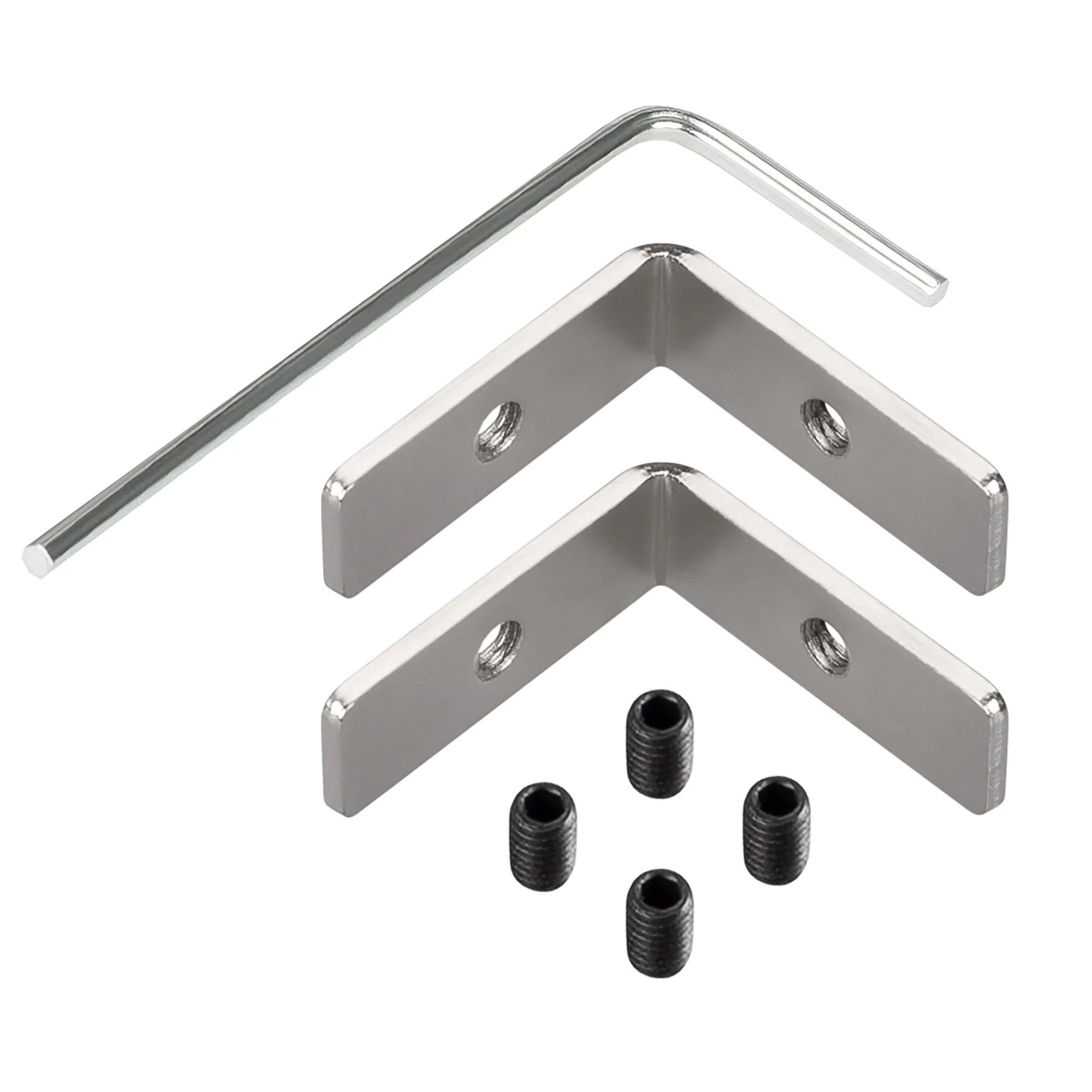 Соединитель профиля FANTOM-W23-L90 Set 048905 - Угловой коннектор для соединения 2-х отрезков профиля FANTOM-W23 под углом 90° в одной плоскости. Установка в паз на профиле. В комплекте: соединитель - 2 шт., винт - 8 шт., шестигранный ключ - 1 шт. Цена за