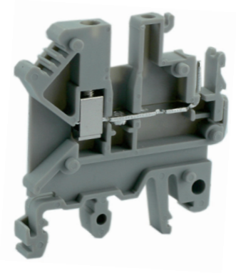 Клемма для внешн. разъема UKJ-2.5V/5.08EE - Клемма для подключения внешнего разъема, шаг 5,08 мм, серия EE, тип фиксации провода: винтовой, номинальное сечение: 2,5 мм кв., 12A, 250V, ширина: 5,08 мм, цвет: серый, стандарт GB/T14048.1, тип монтажа: DIN 35