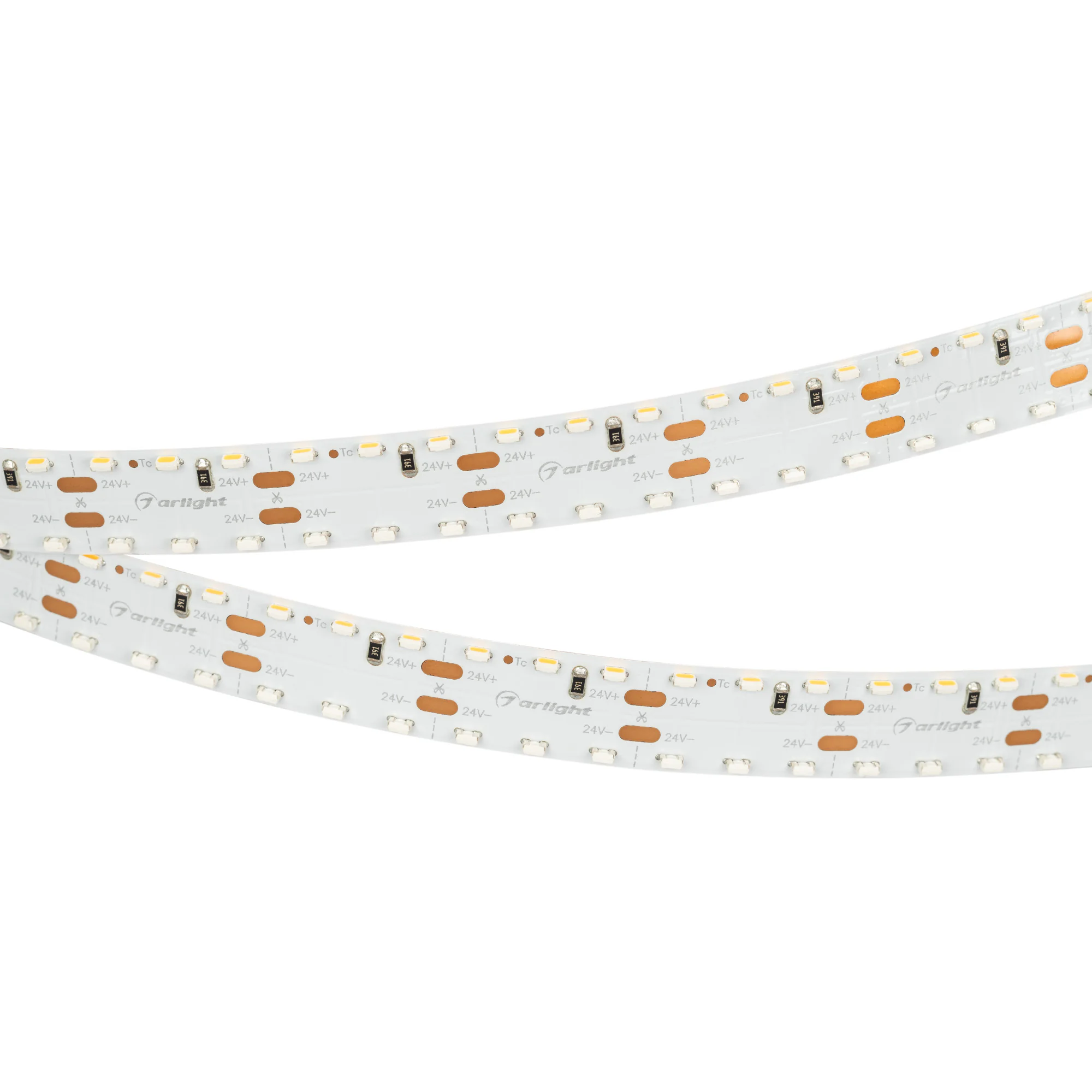 Лента RS 2-5000 24V Warm2700 2x2 15mm (3014, 240 LED/m, LUX) 024472 - Лента LUX бокового свечения, 2 ряда светодиодов smd 3014, 240шт/м (1200шт на 5м), белая плата 15мм, скотч 3М. Цвет ТЁПЛЫЙ 2650-2850K. Питание 24V, мощность 19.2 Вт/м (96 Вт на 5м), угол
