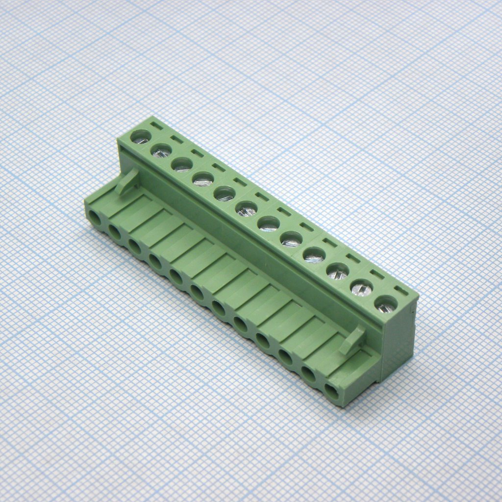 2EDGK-5.08-12P-14-00A(H) - Разъемный клеммный блок, 12 контактов. Серия 2EDGK-5.08