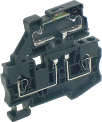 Предохранительная клемма UJ5-4RDX24(6.3X32) - Предохранительная клемма, 6.3X32, с LED 24V, тип фиксации провода: пружинный, номинальное сечение: 4 мм кв., до 10A, 500V, ширина: 8,2 мм, цвет: черный, тип монтажа: DIN 35