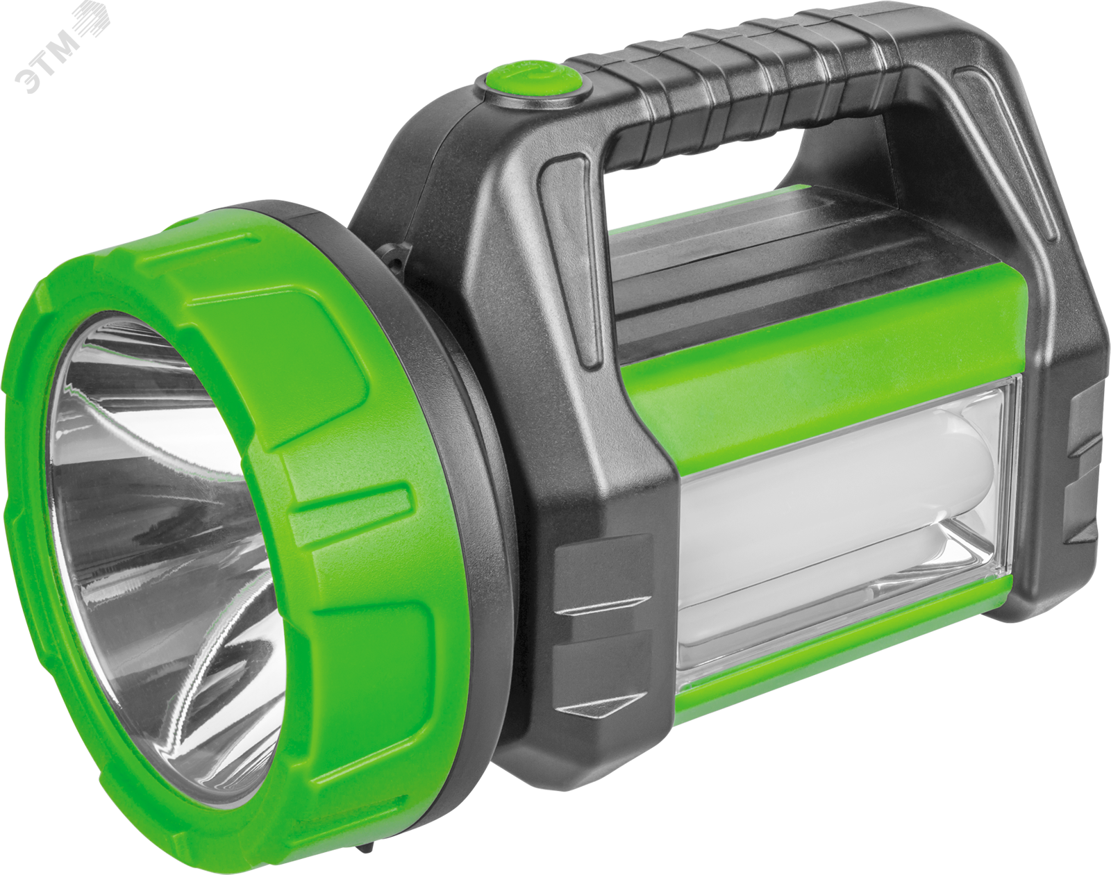 Фонарь светодиодный NPT-SP18-ACCU 5Вт+20LED 250лм 450м аккумуляторный прожектор+кемпинг пластик 2Ач 21418