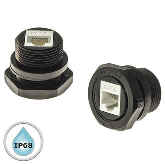 RJ45M25Z0-6A - Разъём герметичный SZC RJ45M25Z0-6A, 10BASE-T,100 BASE-T, 1000 BASE-T