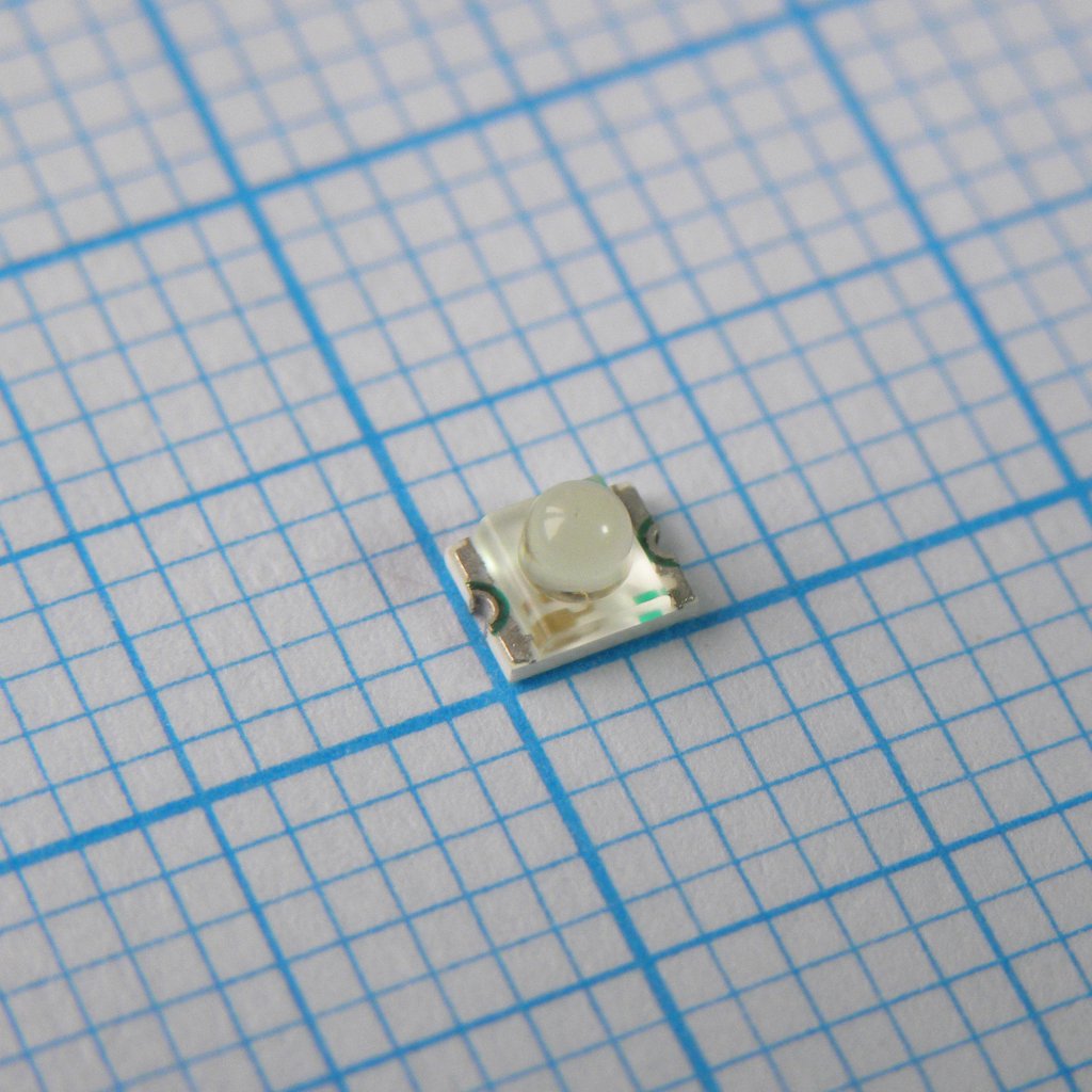 KPD-3224CGCK - Светодиод smd 3,2х2,4мм/зеленый/570нм/180-550мкд/прозрачный/20°