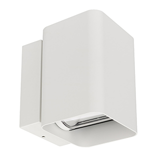 Светильник LGD-Wall-Vario-J2WH-12W Warm White 024391 - Уличный светодиодный светильник для стен, изменяемый угол освещения 0°-80°, свет вверх-вниз на 2 стороны. Цвет ТЕПЛЫЙ БЕЛЫЙ 3000К, светодиоды 2x6Вт CREE (750 лм). Влагозащищенный корпус IP54 - белый (