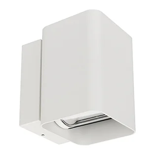 Светильник LGD-Wall-Vario-J2WH-12W Warm White 024391 - Уличный светодиодный светильник для стен, изменяемый угол освещения 0°-80°, свет вверх-вниз на 2 стороны. Цвет ТЕПЛЫЙ БЕЛЫЙ 3000К, светодиоды 2x6Вт CREE (750 лм). Влагозащищенный корпус IP54 - белый (