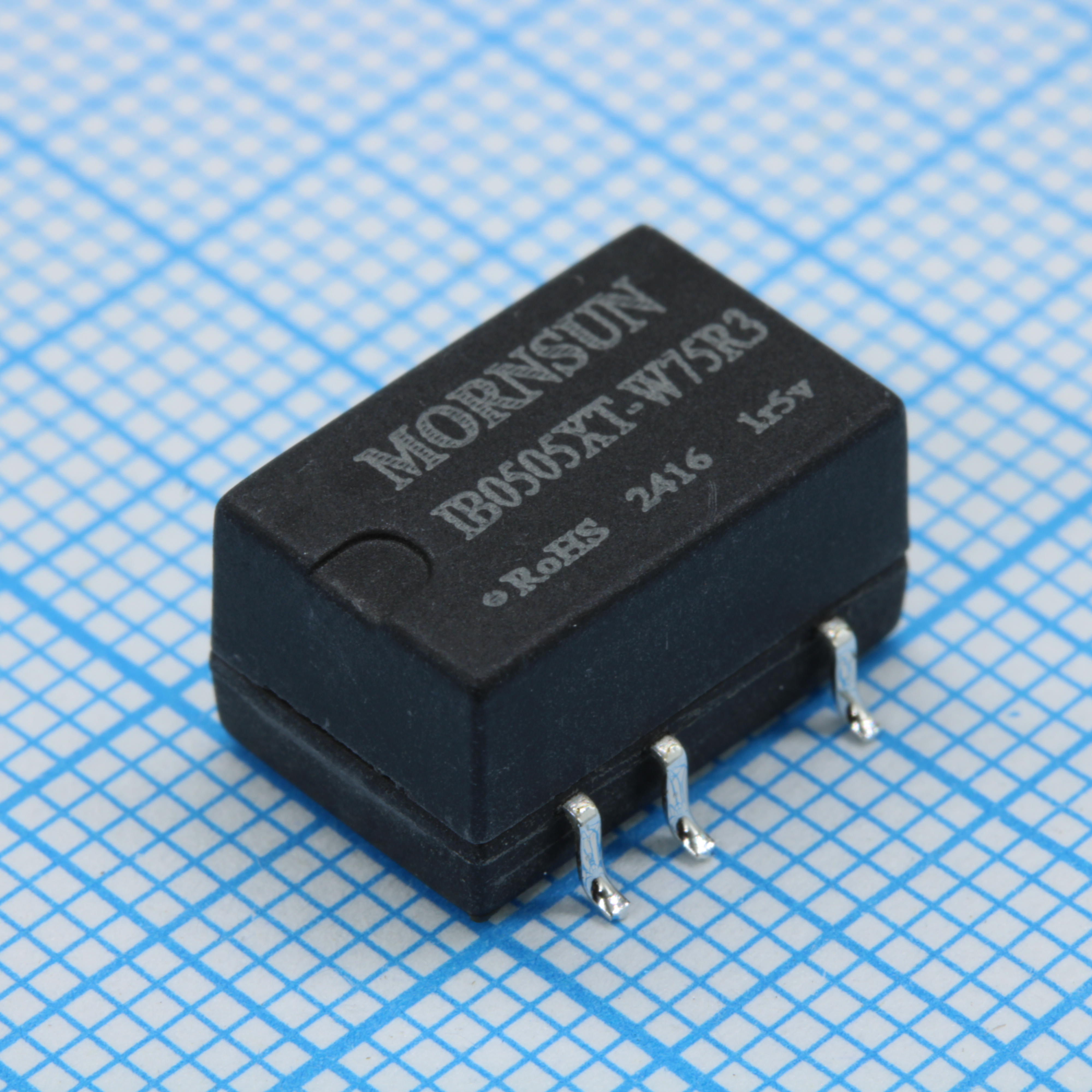 IB0505XT-W75R3 - Преобразователь DC/DC на печатную плату вход 5В, выход 5В, 150мА (SMТ)