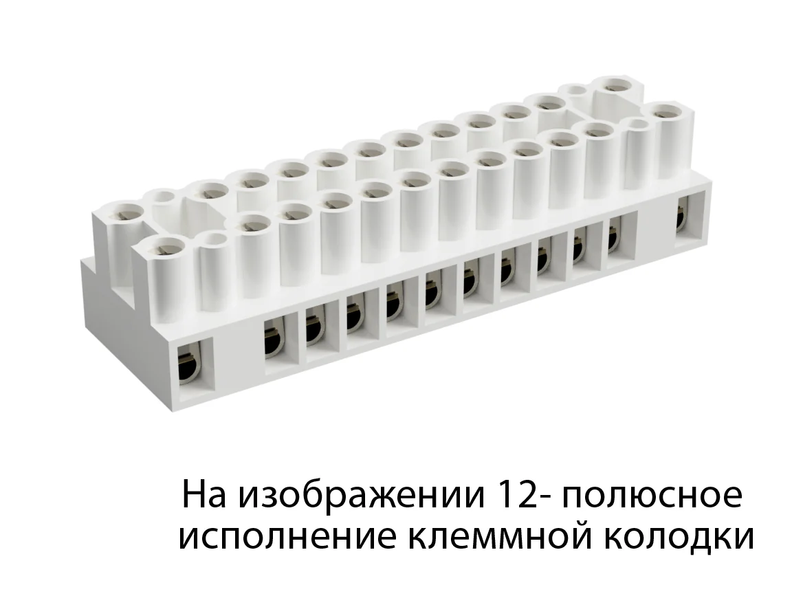 Клеммная колодка KL 16 / 12 PA DS - Клеммные колодки, Тип KL 16 PA DS, 12 полюсов, неделимые, с защитой провода, номинальное сечение провода: 2,5 мм кв., номинальные характеристики: 500 V; 25 A; серия Appliance