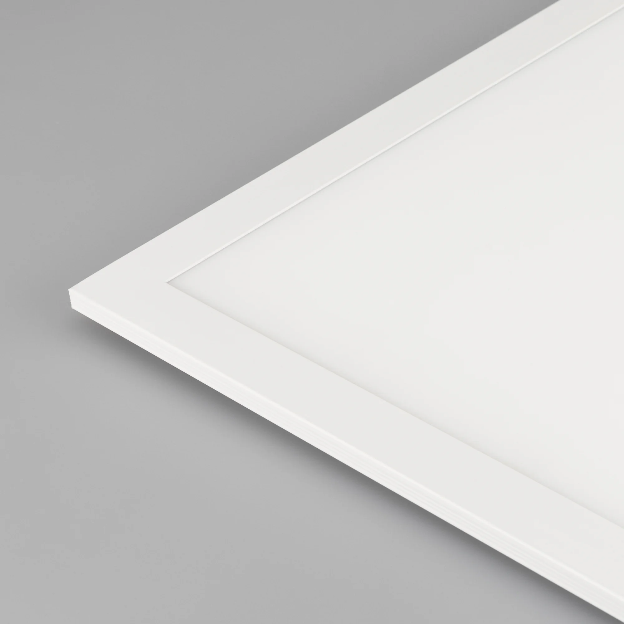 Светильник DL-INTENSO-S600x600-40W White6000 (WH, 120 deg, CRI90, 230V) 038431 - Поставка под заказ от 500 шт. Светодиодная панель с торцевой засветкой (edge-lit). Мощность 40 Вт, св. поток 4000 лм, 100 лм/Вт, холодный 6000-6500 K, CRI>90, угол 120°, напр
