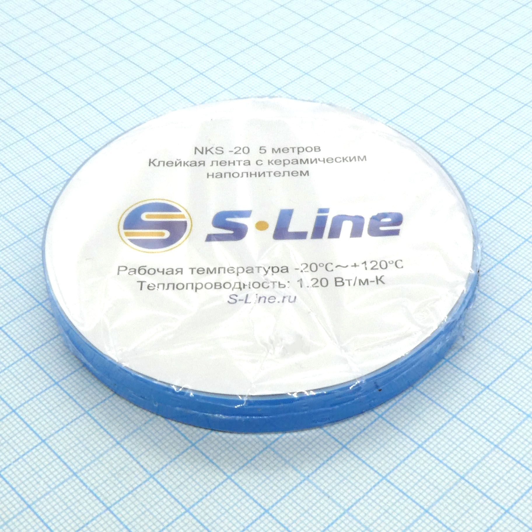 NKS -20 10мм х 5м - Теплопроводящая клейкая лента двухсторонняя