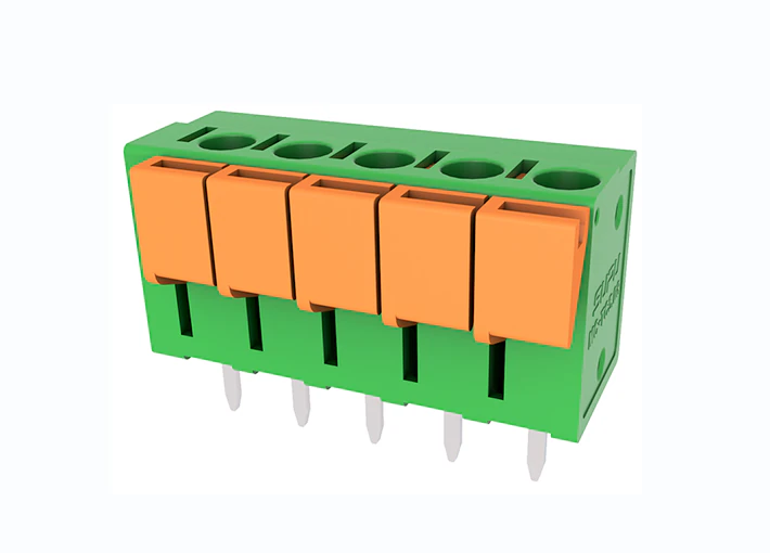 Клемма на плату MC-TC5.08V15P-N-0001 - Клемма, вертикальный, подвод кабеля, на плату, шаг: 5.08 мм, 15 полюсов, фиксация провода Push-In исполнение: два вывода на полюс, 400V, 15A, цвет: серый