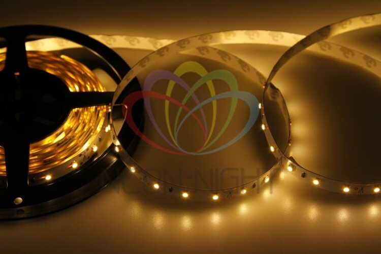 Лента светодиодная 12В, SMD2835, 4,8Вт/м, 60 LED/м, 3000К, 8мм, 5м, IP20 141-336