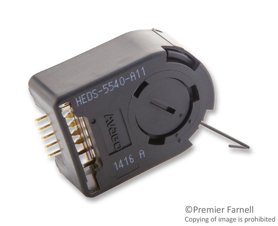 HEDS-5540#A11 - Энкодер (датчик угла поворота) комплектный 3-х канальный 500поз. 4мм