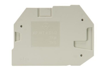Крышка бок. AP WT 4 D1/2 - Крышка боковая, для клемм WT 4..., цвет: серый
