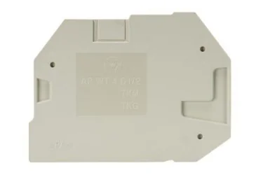 Крышка бок. AP WT 4 D1/2 - Крышка боковая, для клемм WT 4..., цвет: серый