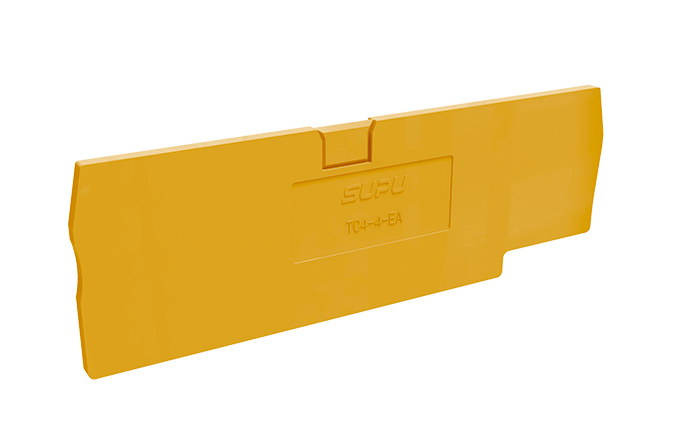 Торцевая крышка TC4-4-OG-EA - Торцевая крышка для клемм TC4-4-..., цвет: оранжевый