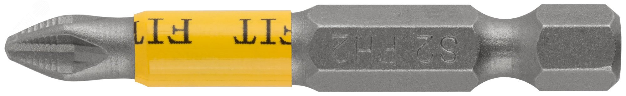 Биты кованые сталь S2 односторонние 50 мм PH2 Профи 10 шт блистер 57525