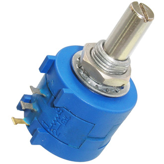 3590S-2 100 ОМ - Потенциометр 3590S-2 100 Ом, многооборотный прецизионный ±1% 2Вт