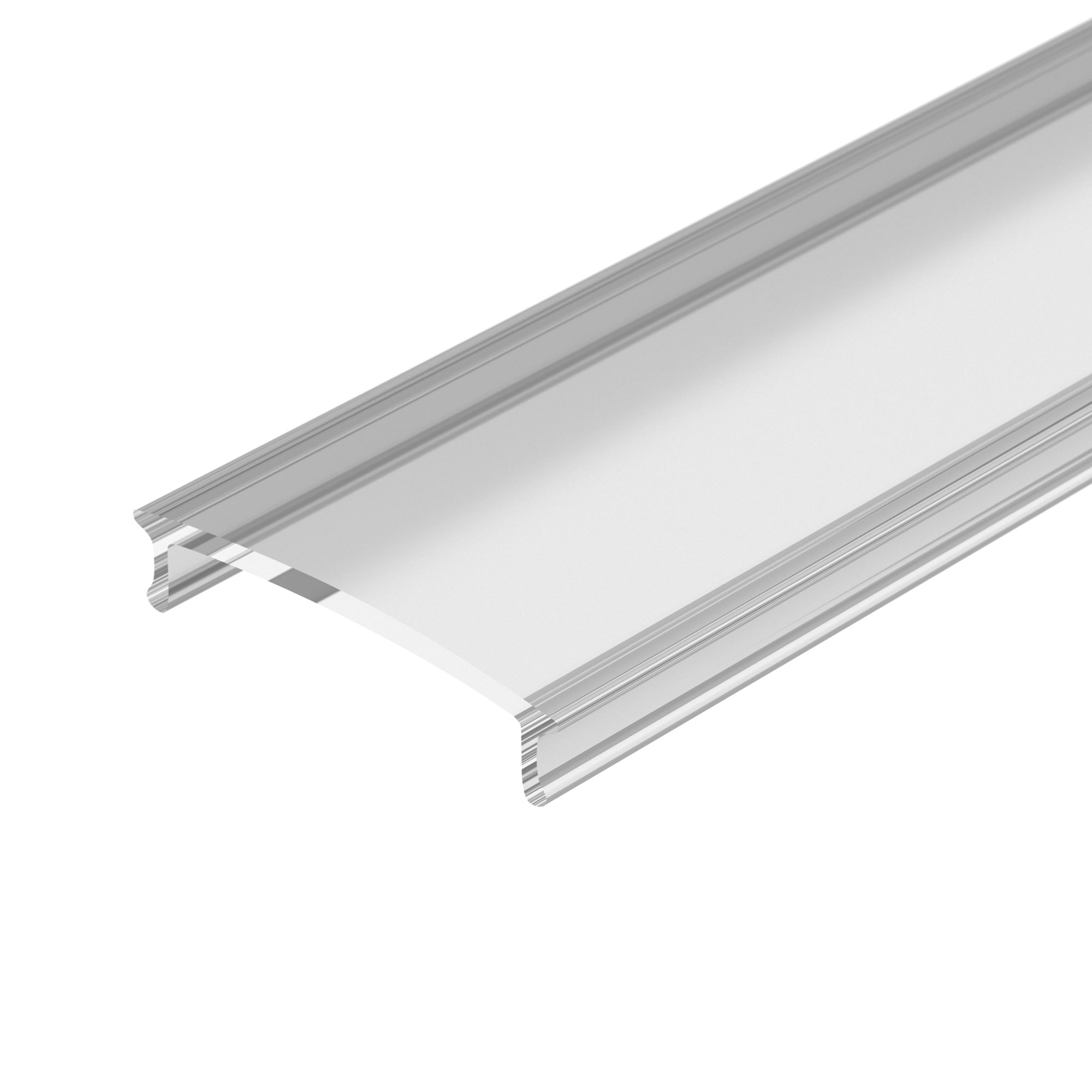 Экран ARH-WIDE-(F)-H10-2000 Clear-PM 016591 - Прозрачный экран PMMA (97%) для профиля WIDE--H10, WIDE-F-H10. Плоский, длина 2000мм. Цена за 1м.