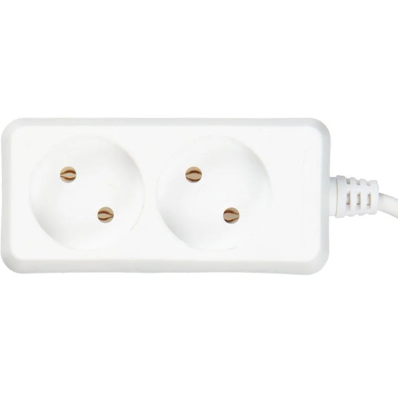 Удлинитель 2х1.5м без заземл. 10А IP20 У2 2P 250В 2х0.75 WYP10-06-02-01-N