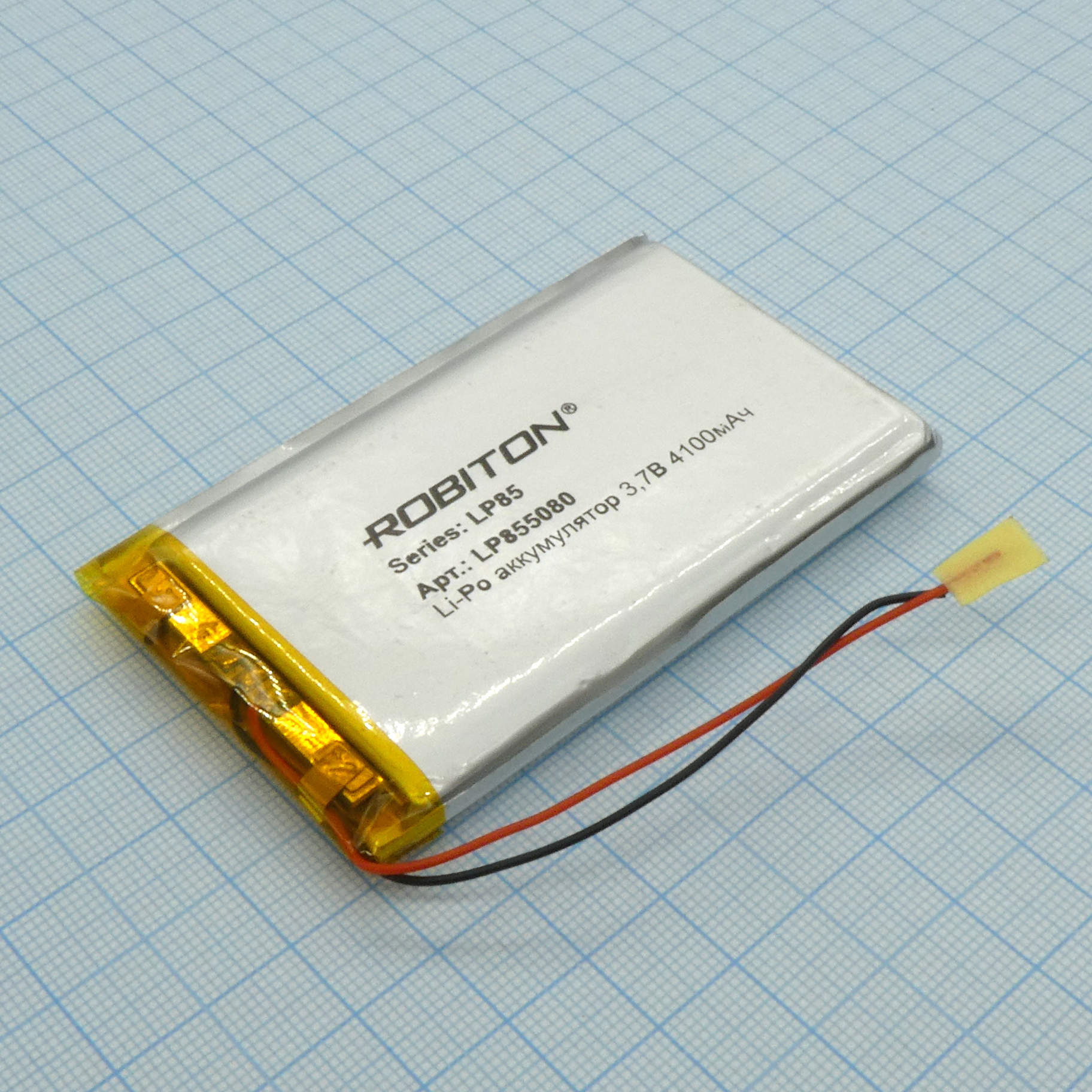LP855080 - Аккумулятор литий-полимерный (Li-Pol) 8.5*50*80мм, с защитой