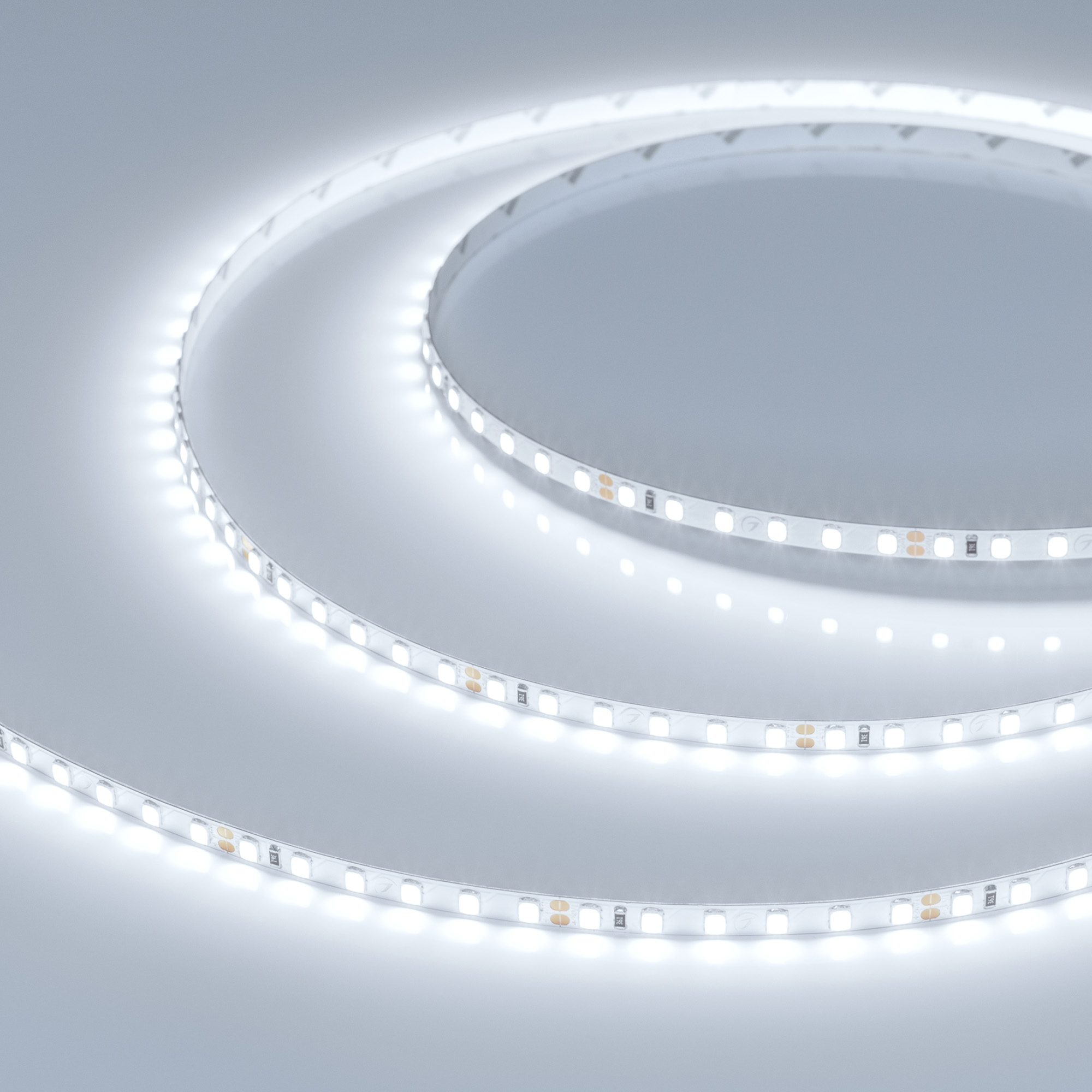 Лента UL-A120-5mm 24V White6000 (9.6 W/m, IP20, 5m) 044058 - Светодиодная узкая лента UL-A120, открытая. Светодиоды 2835, 120 шт/м (600 шт на 5 м), белая плата, ширина 5 мм, скотч 3M. Цвет БЕЛЫЙ 6000 K, цветопередача CRI>90, угол 120°. Питание 24V, мощнос